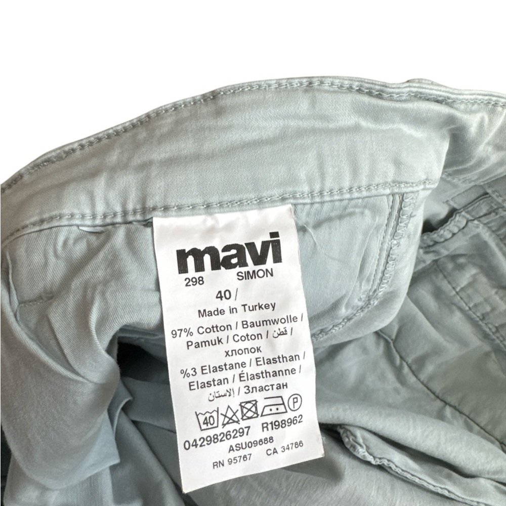 MAVI Jeans Simon Shorts Men's Size 40 Mint Green Chino Shorts Blended Material - Picture 10 of 11